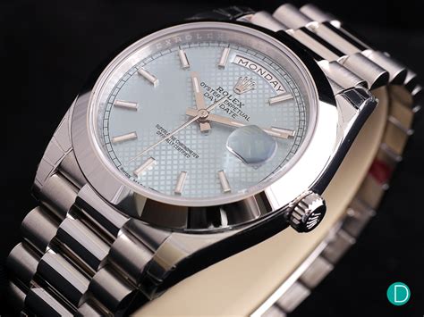 rolex perpetual day date oyster|rolex day date 40mm price.